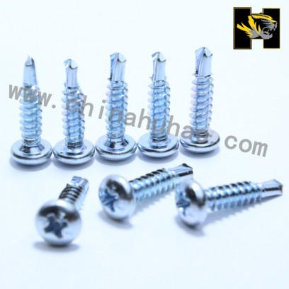 Pan head self drilling screws