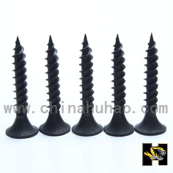 Fine thread  phosphated  drywall screws